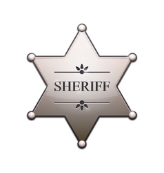 Sheriff Star vector image