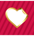 Heart sticker vector image