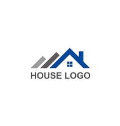 House roof construction abstract logo vector image