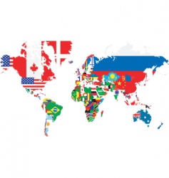 World map vector image