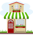 House and store vector image