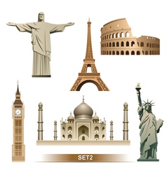 World Landmark vector image
