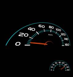 Car speedometer vector image
