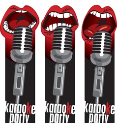 Karaoke vector image
