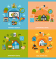 Real estate design concept vector image