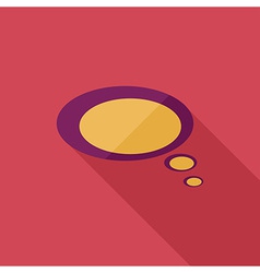 Flat Comic Speech Bubbl Flat Comic Speech Bubbl vector image