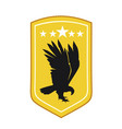 Eagle emblem vector image