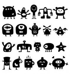 Monsters vector image