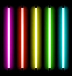 Neon tube light vector image