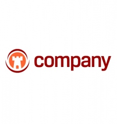 Security tower logo vector image