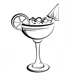 Party cocktail vector image
