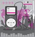 Mp3 player vector image
