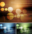 Bright abstract hi-tech backdrops vector image