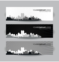 Cityscapes vector image
