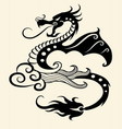 Decorative dragon vector image