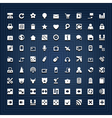 Universal icons Universal icons vector image