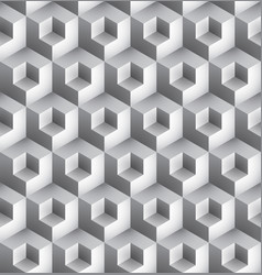 Seamless 3d pattern Royalty Free Vector Image - VectorStock