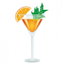 Cocktail vector image