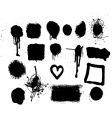 Grunge mark set vector image