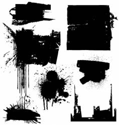 Grunge blocks vector image
