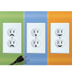 Receptacle vector image