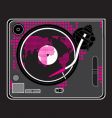 Turntable vector image