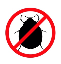 Stop pests vector image