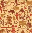 Cowboys icon seamless vector image