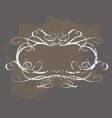 Vintage frame vector image