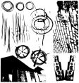 Grunge design elements vector image