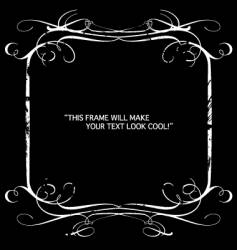 Vintage frame vector image
