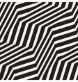 ZigZag Edgy Stripes Optical Effect vector image