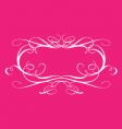 Vintage frame vector image