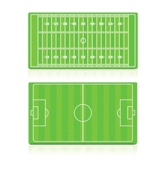 Sport fields vector image