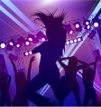 Dancing women vector image