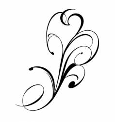 Script elements vector image