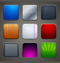 Backgrounds for apps icons vector image