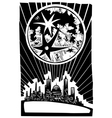 Lunar City vector image