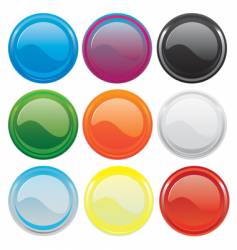 Gloss buttons vector image