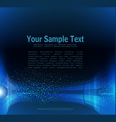 Abstract dark blue background vector image