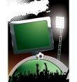 Football stadium banner vector image