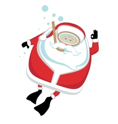 Extreme Santa vector image