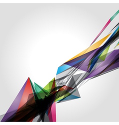 Abstract geometric lines background vector image