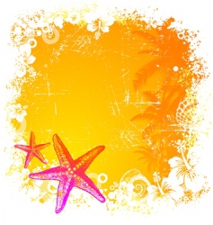 Tropical background vector image