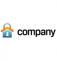 House security logo vector image