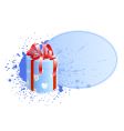 Box with vignette vector image