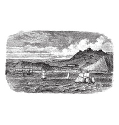Dover vintage engraving vector image