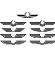 Set of insignias stencils vector image