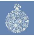 Christmas ball vector image