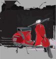 Scooter illustration vector image